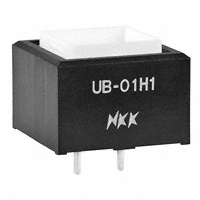 NKK Switches - UB01KW035C - INDICATOR SQ BLK HSNG RED LED