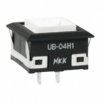NKK Switches - UB04KW015D - INDICATOR SQ BLK HSNG AMBER LED
