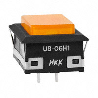 NKK Switches - UB06KW015D-DD - INDICATOR RECT AMB ILLUM AMB CAP