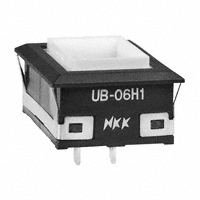 NKK Switches - UB06KW015F - INDICATOR RECT BLCK HSNG GRN LED