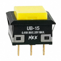 NKK Switches - UB15KKG01N-E - SWITCH PUSH SPDT 0.4VA 28V