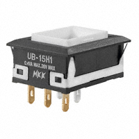NKK Switches - UB15NKG015D - SWITCH PUSH SPDT 0.4VA 28V