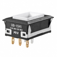NKK Switches - UB15NKG015F - SWITCH PUSH SPDT 0.4VA 28V