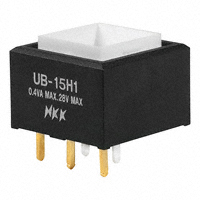 NKK Switches - UB15SKG035C - SWITCH PUSH SPDT 0.4VA 28V
