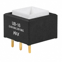 NKK Switches - UB16SKG03N - SWITCH PUSH SPDT 0.4VA 28V
