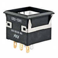 NKK Switches - UB215KKG015C - SWITCH PUSH SPDT 0.4VA 28V