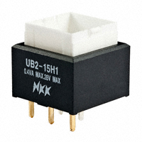 NKK Switches - UB215SKG035C - SWITCH PUSH SPDT 0.4VA 28V