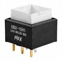 NKK Switches - UB215SKG035F - SWITCH PUSH SPDT 0.4VA 28V