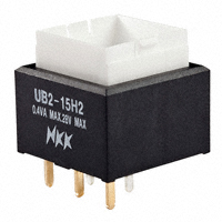 NKK Switches - UB215SKG036CF - SWITCH PUSH SPDT 0.4VA 28V