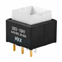 NKK Switches - UB216SKG035C - SWITCH PUSH SPDT 0.4VA 28V