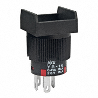 NKK Switches - YB16SKG01 - SWITCH PUSH SPDT 0.4VA 28V