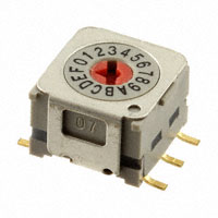 NKK Switches - ND3FC16P-R - SW ROTARY DIP HEX COMP 100MA 5V