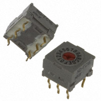 NKK Switches - ND3FR10H - SWITCH ROTARY DIP BCD 100MA 5V