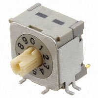 NKK Switches - ND3KR10H - SWITCH ROTARY DIP BCD 100MA 5V