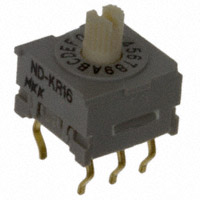 NKK Switches - NDKR16P - SWITCH ROTARY DIP HEX 100MA 5V