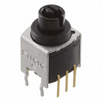 NKK Switches - NR01105ANG13 - SWITCH ROTARY SP5T 0.4VA 28V