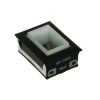 NKK Switches - UB06KW016B - INDICATOR RECT BLCK HSNG WHT LED
