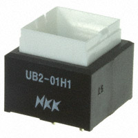 NKK Switches - UB201KW035D - INDICATOR PB SQ BRIGHT LED AMBER