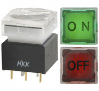 NKK Switches - UB215SKG036CF-4J01 - SWITCH PUSH SPDT 0.4VA 28V