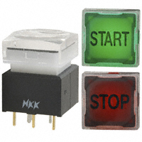 NKK Switches - UB215SKG036CF-4J02 - SWITCH PUSH SPDT 0.4VA 28V