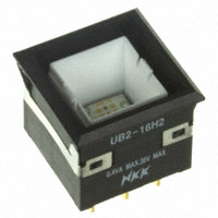 NKK Switches - UB216KKG016CF - SWITCH PUSH SPDT 0.4VA 28V