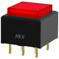 NKK Switches - UB25SKG035C-CC - SWITCH PUSH DPDT 0.4VA 28V