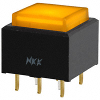 NKK Switches - UB25SKG035D-DD - SWITCH PUSH DPDT 0.4VA 28V