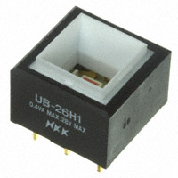 NKK Switches - UB26SKG035C - SWITCH PUSH DPDT 0.4VA 28V