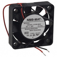NMB Technologies Corporation - 1604KL-01W-B50-B00 - FAN AXIAL 40X10MM BALL 5VDC WIRE