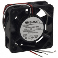 NMB Technologies Corporation - 1606KL-04W-B59-L00 - FAN AXIAL 40X15MM 12VDC WIRE