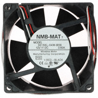 NMB Technologies Corporation - 3615KL-04W-B59-P00 - FAN AXIAL 92X38.4MM 12VDC WIRE