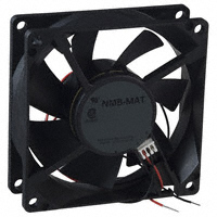NMB Technologies Corporation - FBA08A24H1A - FAN AXIAL 80X25.5MM 24VDC WIRE