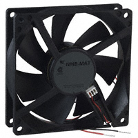 NMB Technologies Corporation - FBA09A12M1A - FAN AXIAL 92X25.5MM 12VDC WIRE