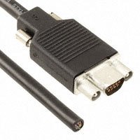 NorComp Inc. - CCA-009-I18R152 - CABLE MICRO-D 9POS SNGL END 18"