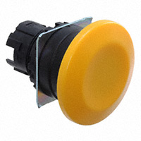Omron Automation and Safety - A22NZ-BMM-NYA - YELLOW PLASTIC MUSHROOM HEAD