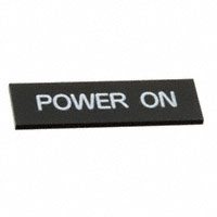 Omron Automation and Safety - A22Z-3443B-9 - LEGEND PLATE STD "POWER ON" A22
