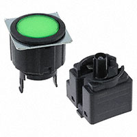 Omron Automation and Safety - A3UL-TBG-1A2C-M - SWITCH PUSHBUTTON DPDT 0.1A 30V