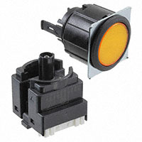 Omron Automation and Safety - A3UL-TBY-2A1C-M - SWITCH PUSHBUTTON SPDT 0.1A 30V