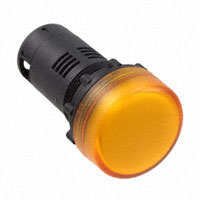 Omron Automation and Safety - M22R-EY-T2 - INDICATOR YELLOW 220V AC LED