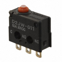Omron Electronics Inc-EMC Div - D2JW-011 - SWITCH SNAP ACTION SPDT 100MA
