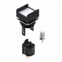 Omron Automation and Safety - M16-AW-5D - PILOT LIGHT 5V LED SQUARE WHITE