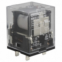 Omron Automation and Safety - MKS1XTN-10 AC24 - RELAY GEN PURPOSE SPST 10A 24V