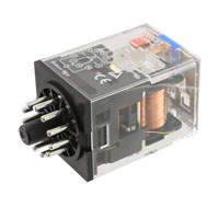 Omron Automation and Safety - MKS3PI-5 DC24 - RELAY GEN PURPOSE 3PDT 10A 24V