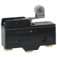 Omron Automation and Safety - Z-15GW2255-B - SWITCH SNAP ACTION SPDT 15A 125V