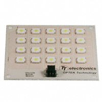 TT Electronics/Optek Technology - OPA731W - LED WHITE 20/1WATT 6500K ARRAY