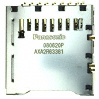Panasonic Electric Works - AXA2R63361T - CONN SD CARD PUSH-PUSH R/A SMD