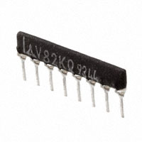 Panasonic Electronic Components - EXB-F8E683G - RES ARRAY 7 RES 68K OHM 8SIP