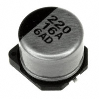 Panasonic Electronic Components - ECE-V1CA221UP - CAP ALUM 220UF 20% 16V SMD