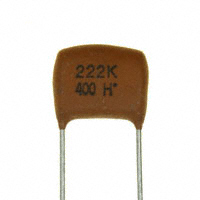 Panasonic Electronic Components - ECQ-M4222KZ - CAP FILM 2200PF 10% 400VDC RAD
