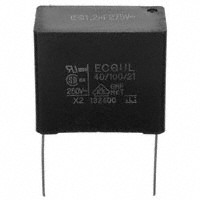 Panasonic Electronic Components - ECQ-U2A125ML - CAP FILM 1.2UF 20% 275VAC RADIAL
